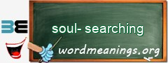 WordMeaning blackboard for soul-searching